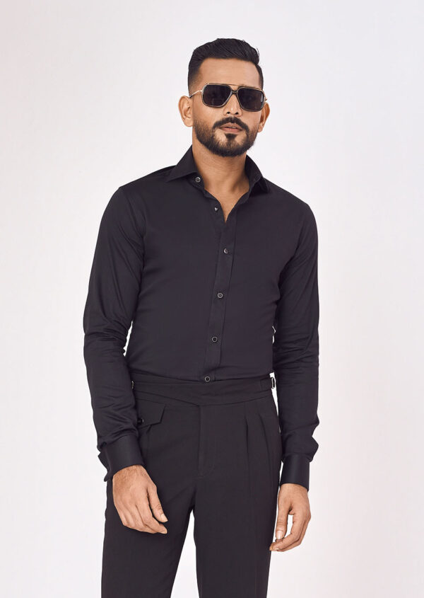 Black Tuxedo Shirt