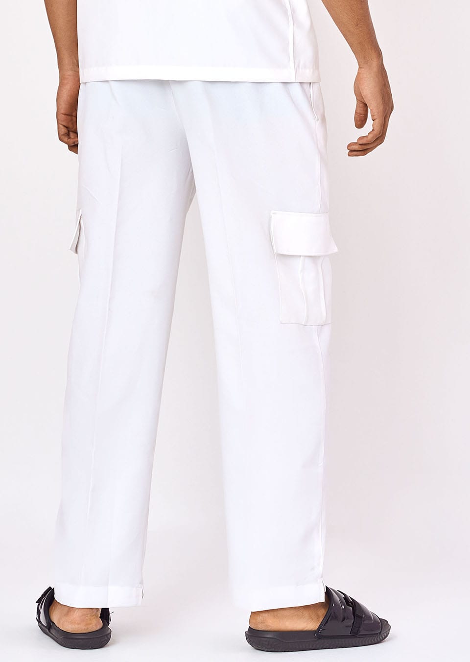 White Cargo Trousers - Rulmaker.com