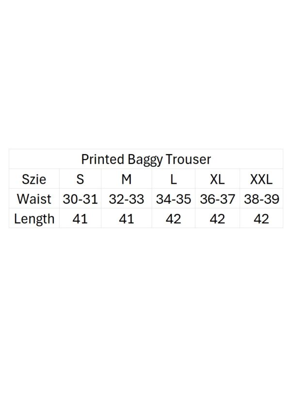 Printed Baggy Trouser - Image 5