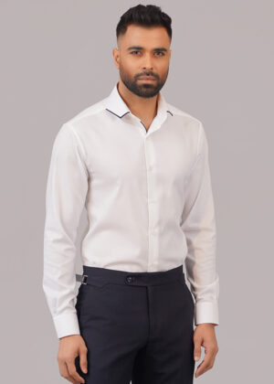 Classic Contrast Piping Shirt