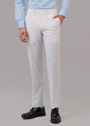 White Gurkha Trouser