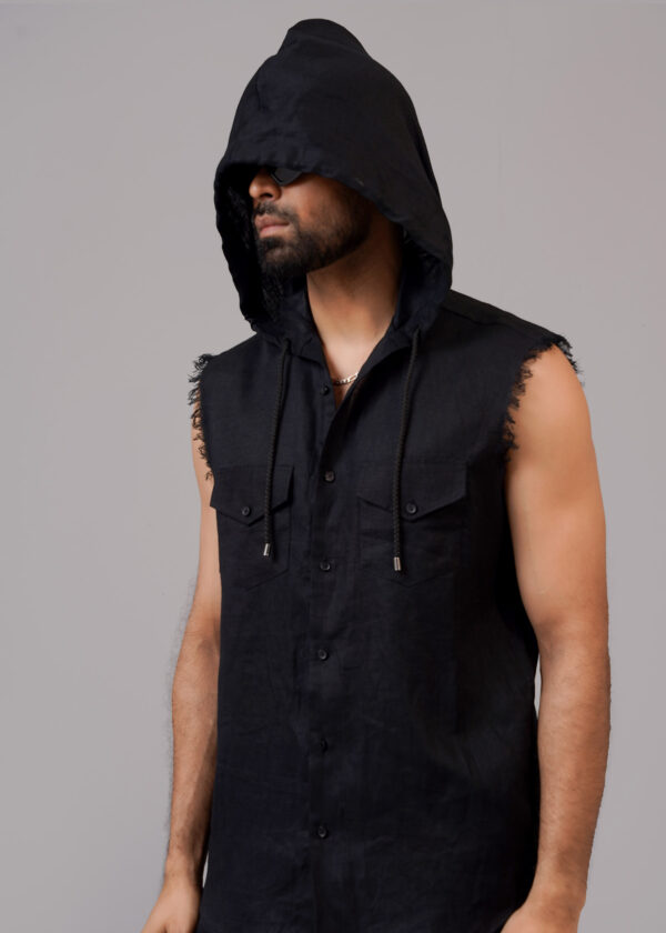 Sleeveless Hoodie - Image 3
