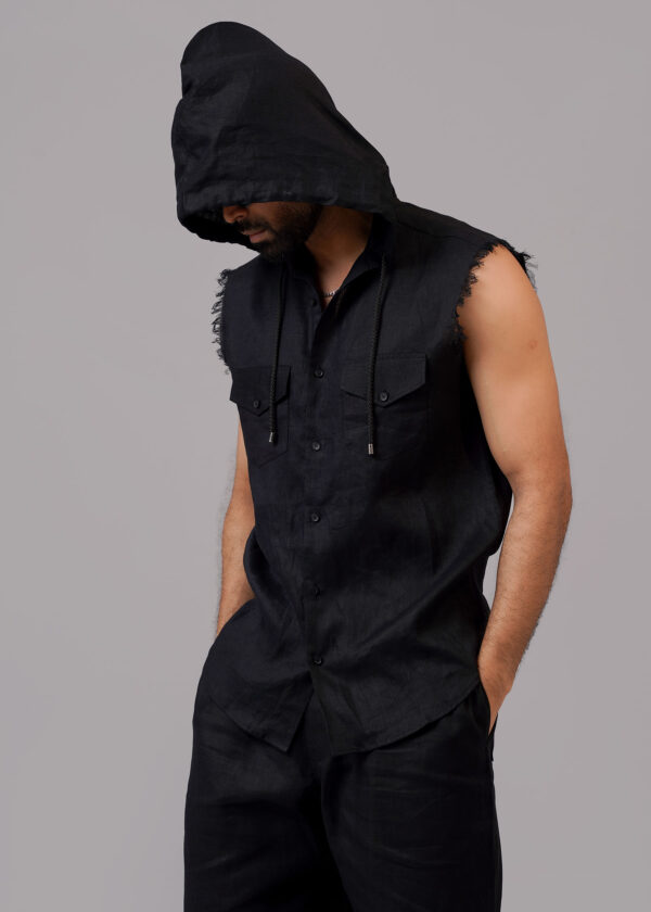 Sleeveless Hoodie - Image 2