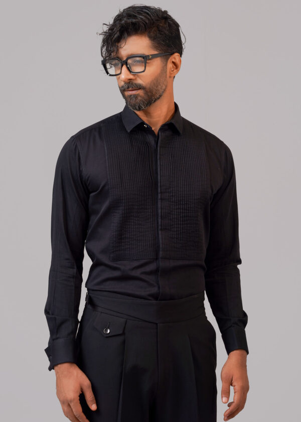 Black Tuxedo Shirt