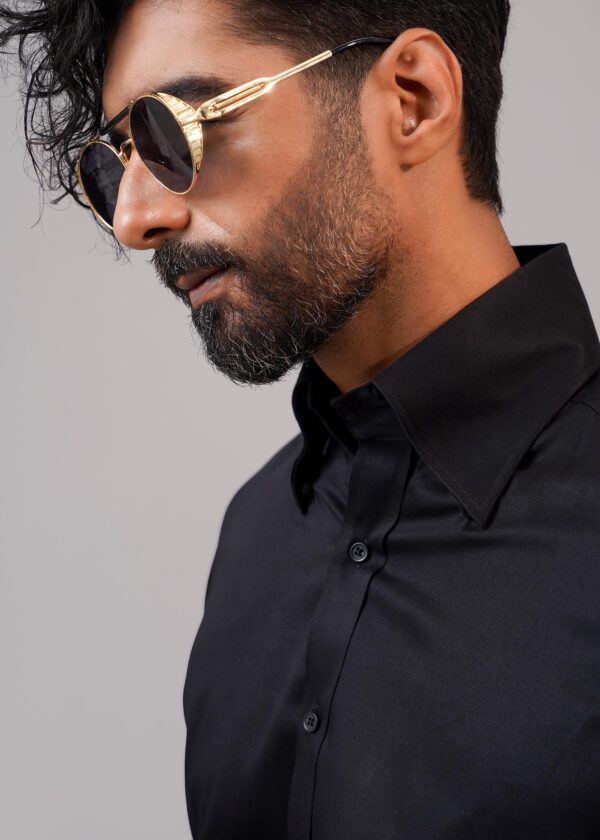 High Collar Dress Shirt - Image 2