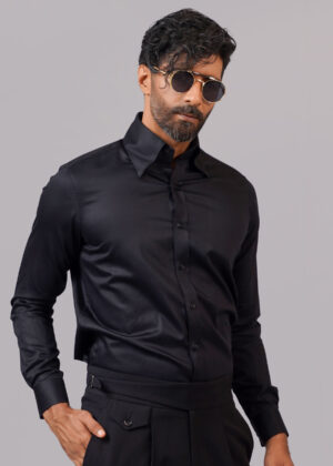 High Collar Dress Shirt