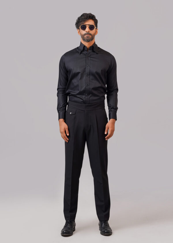 High Collar Dress Shirt - Image 4