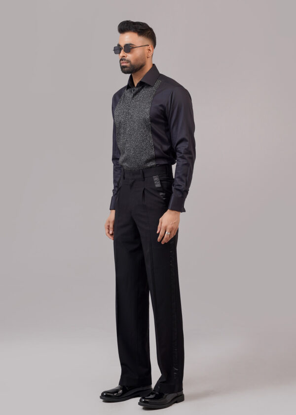 Black Tuxedo Shirt - Image 4