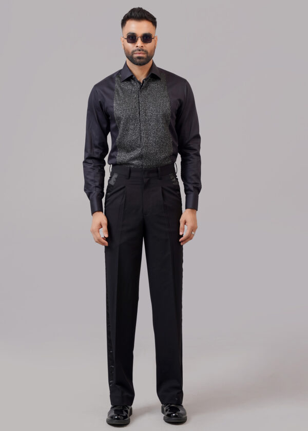 Black Tuxedo Shirt - Image 5