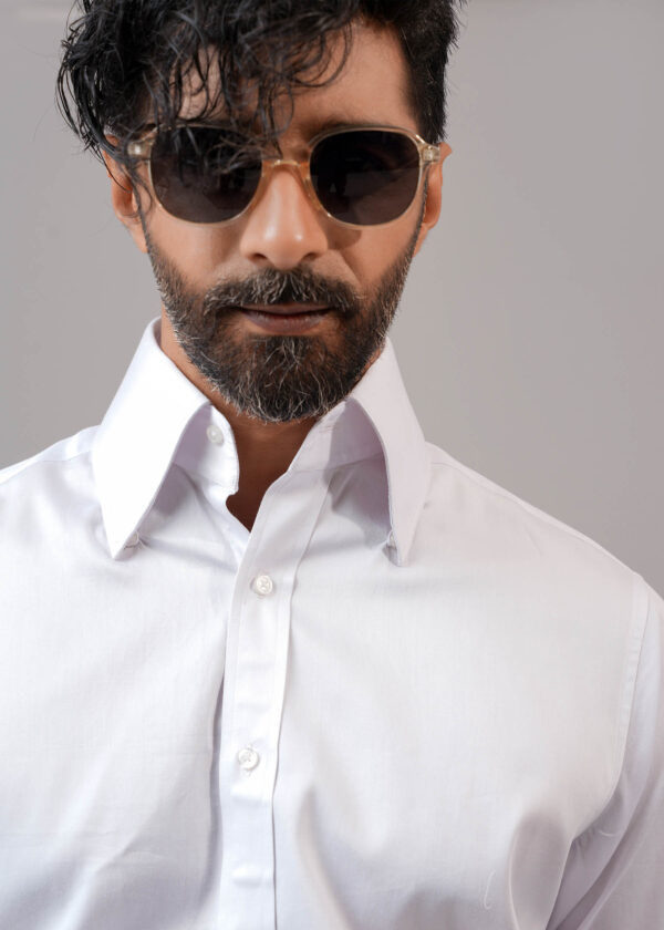 High Collar Dress Shirt - Image 5