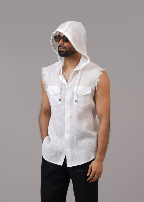 Sleeveless Hoodie - Image 2