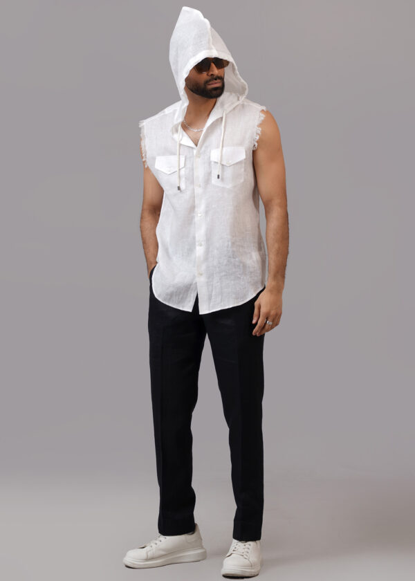 Sleeveless Hoodie - Image 3