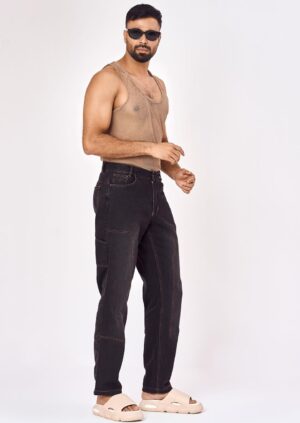 Washed Denim Pant