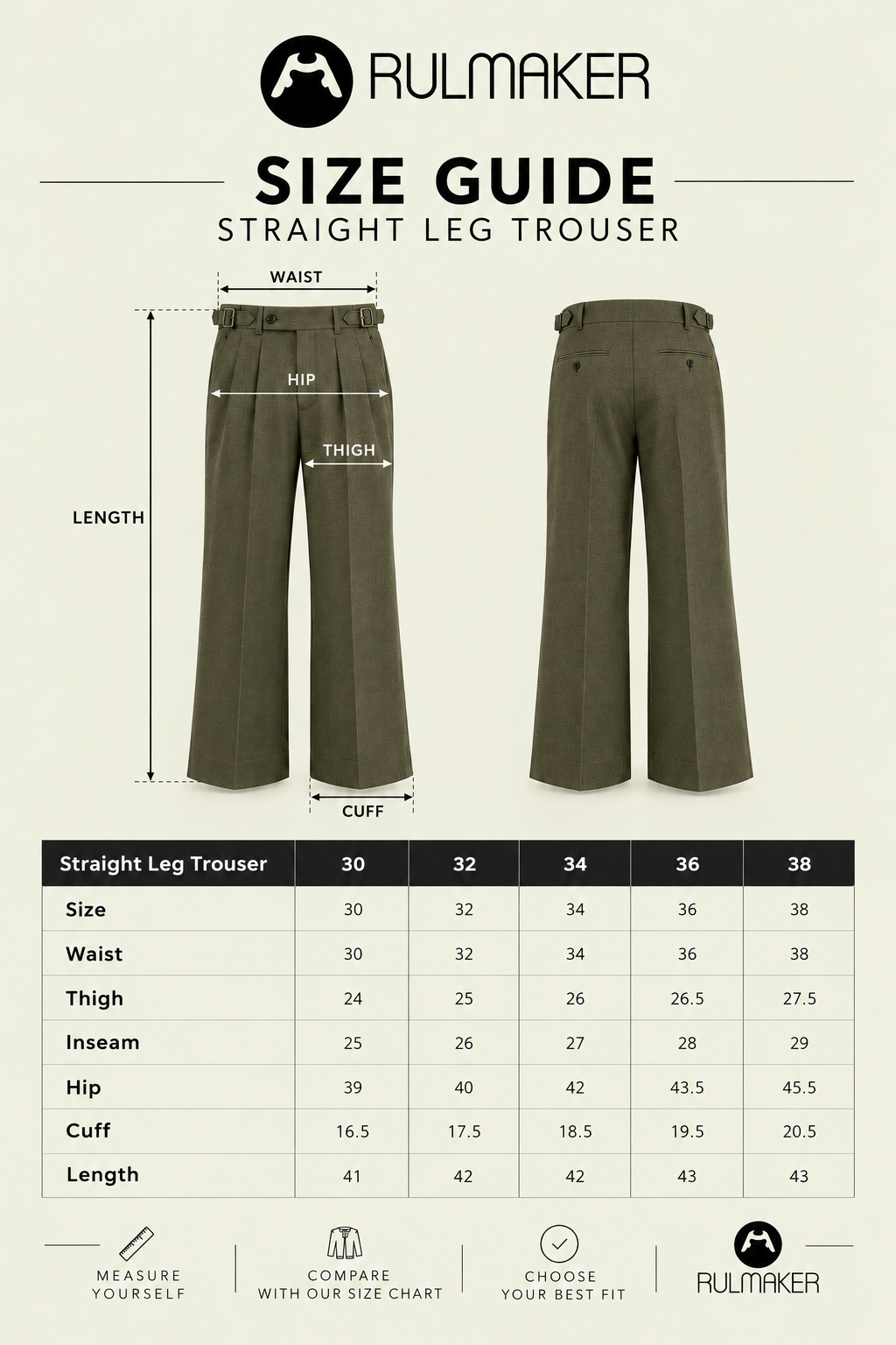 Straight Leg Trouser - Image 3